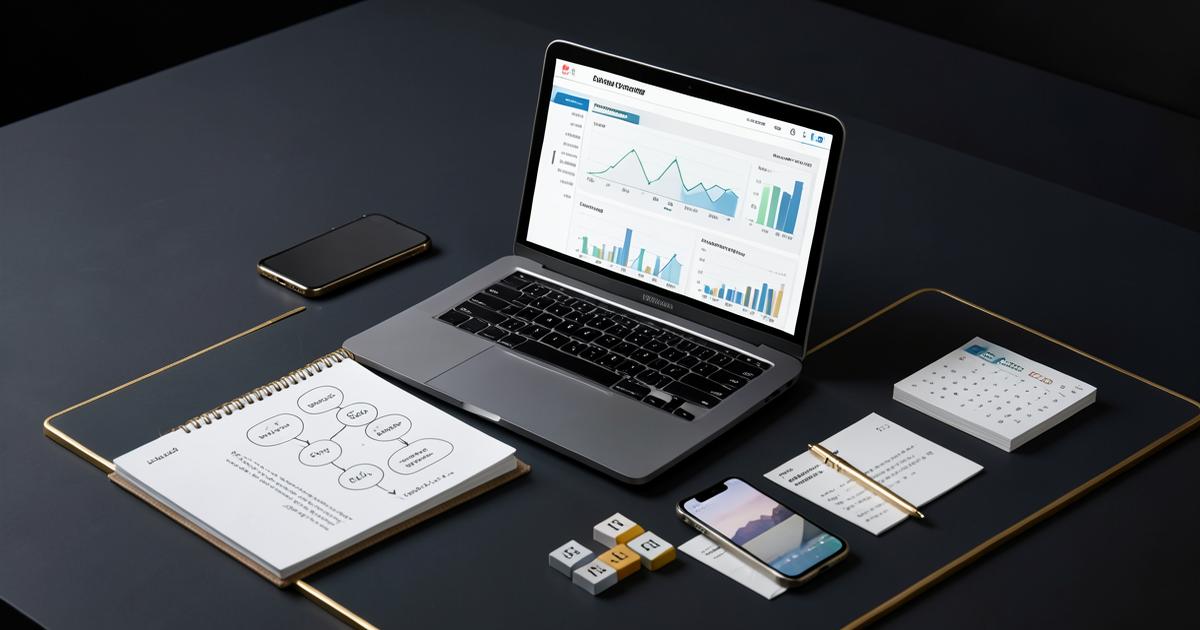 Small-business digital marketing plan with analytics, calendar and channel planning tools